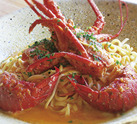 伊勢海老のパスタ写真