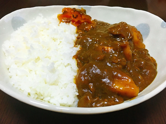 白木屋　特製カレーライス写真