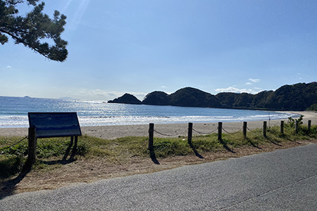 やすらぎの温泉宿　忠屋　弓ヶ浜海水浴場写真